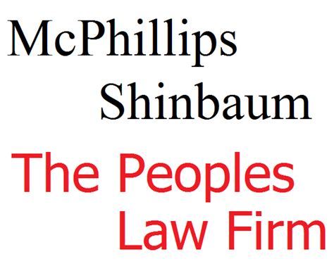 mcphillips shinbaum law firm.